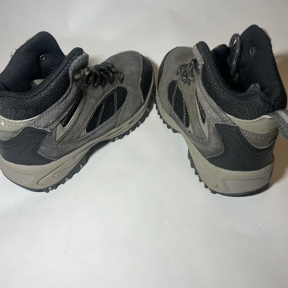 Denali Youth Hiking Boots Gray Suede Kids Size 2